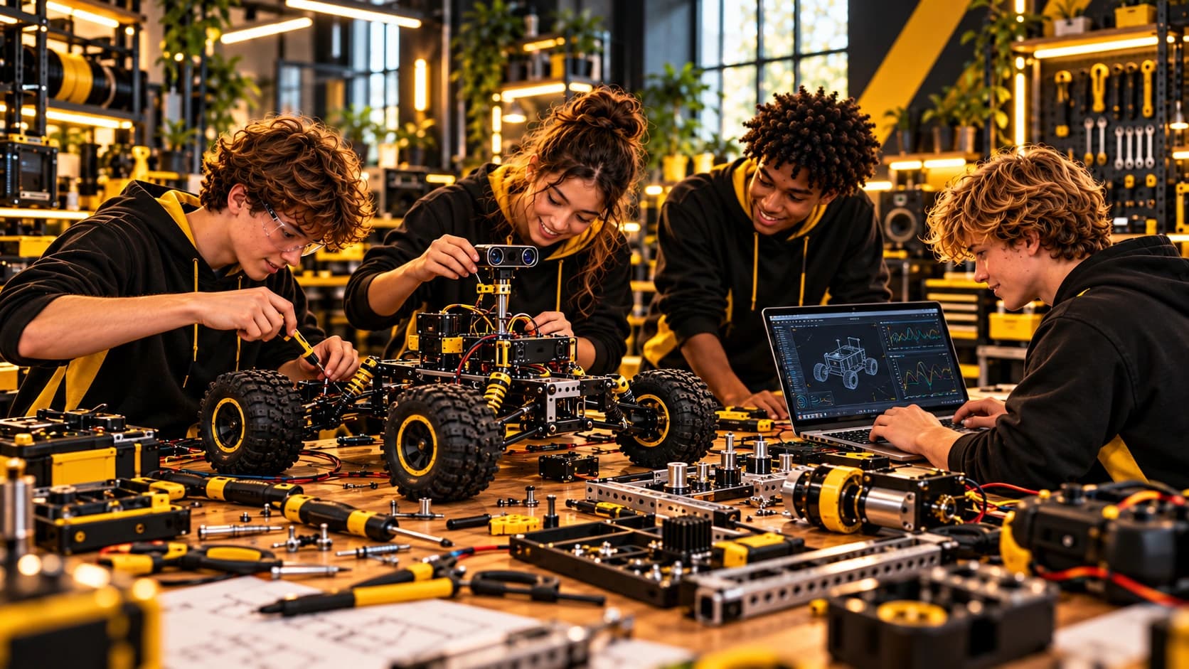 Robotics + Motion Lab hands-on enrichment experience